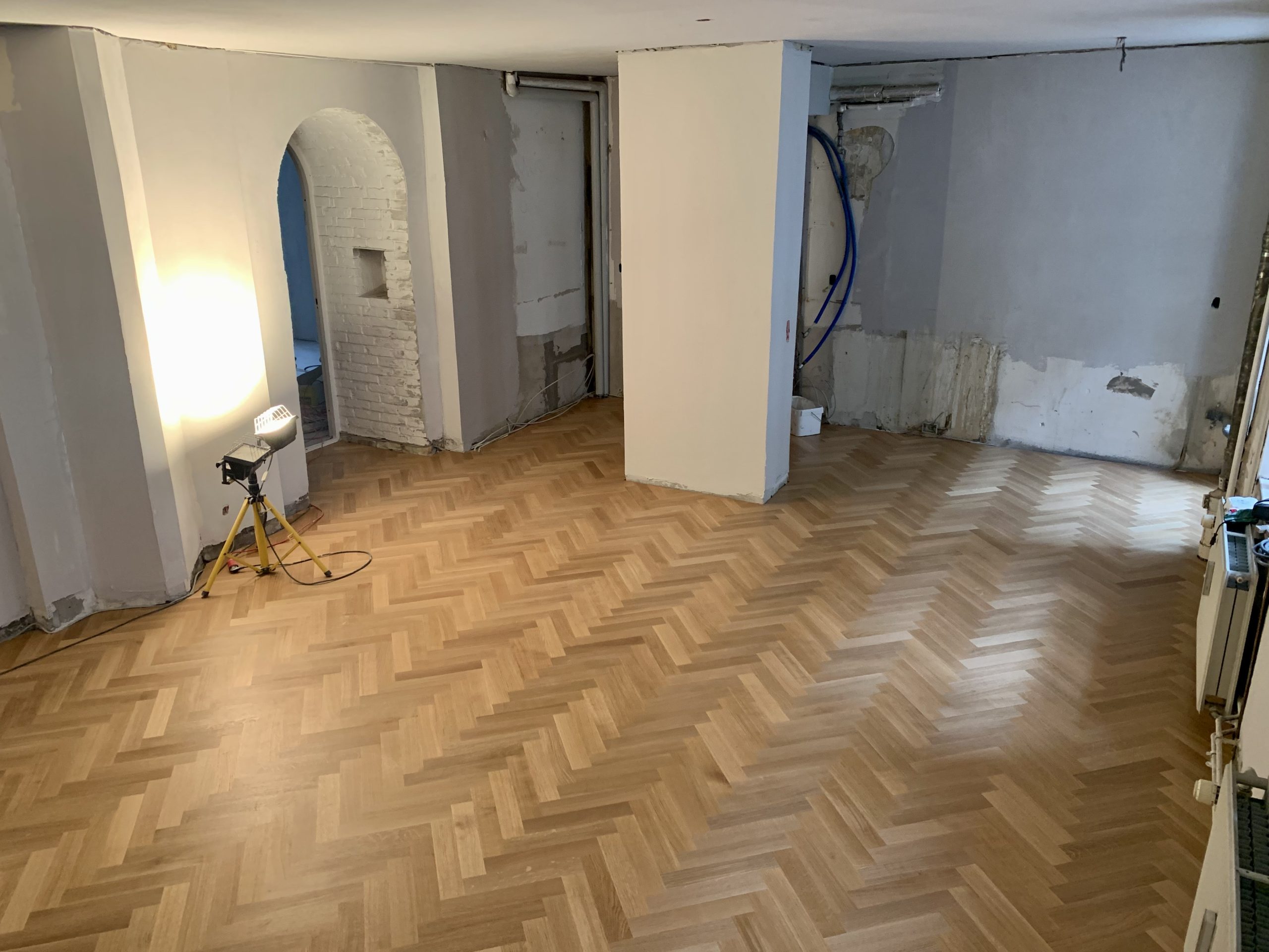 Sildebensparket lagt i en københavnsk lejlighed